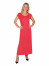 Dámske dlhé šaty PARIS červené - PARIS 811 XL